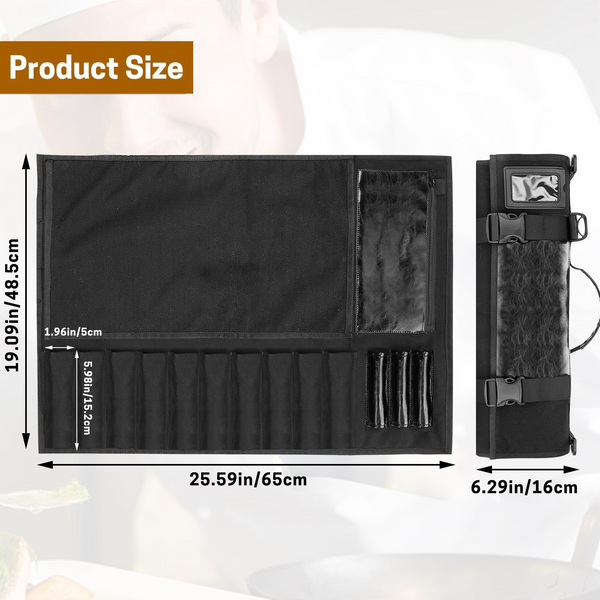 SWISSELITE Chef Knife Roll Bag