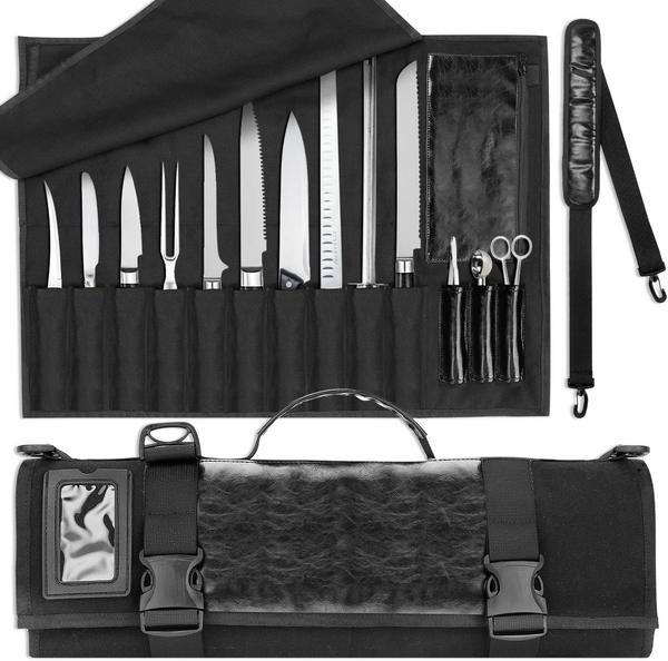 SWISSELITE Chef Knife Roll Bag