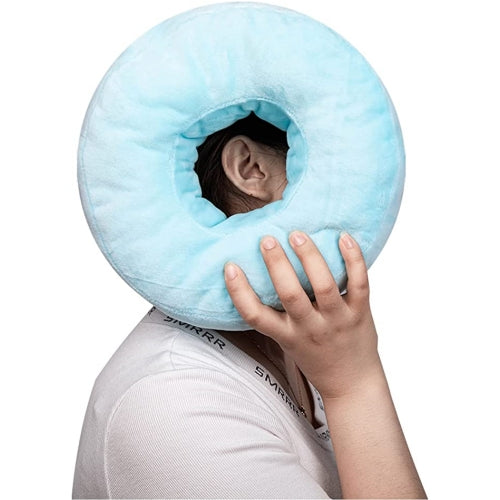Soft Ear Piercing Pillow with Hole for Side Sleepers Relaxation Donut  Cushion